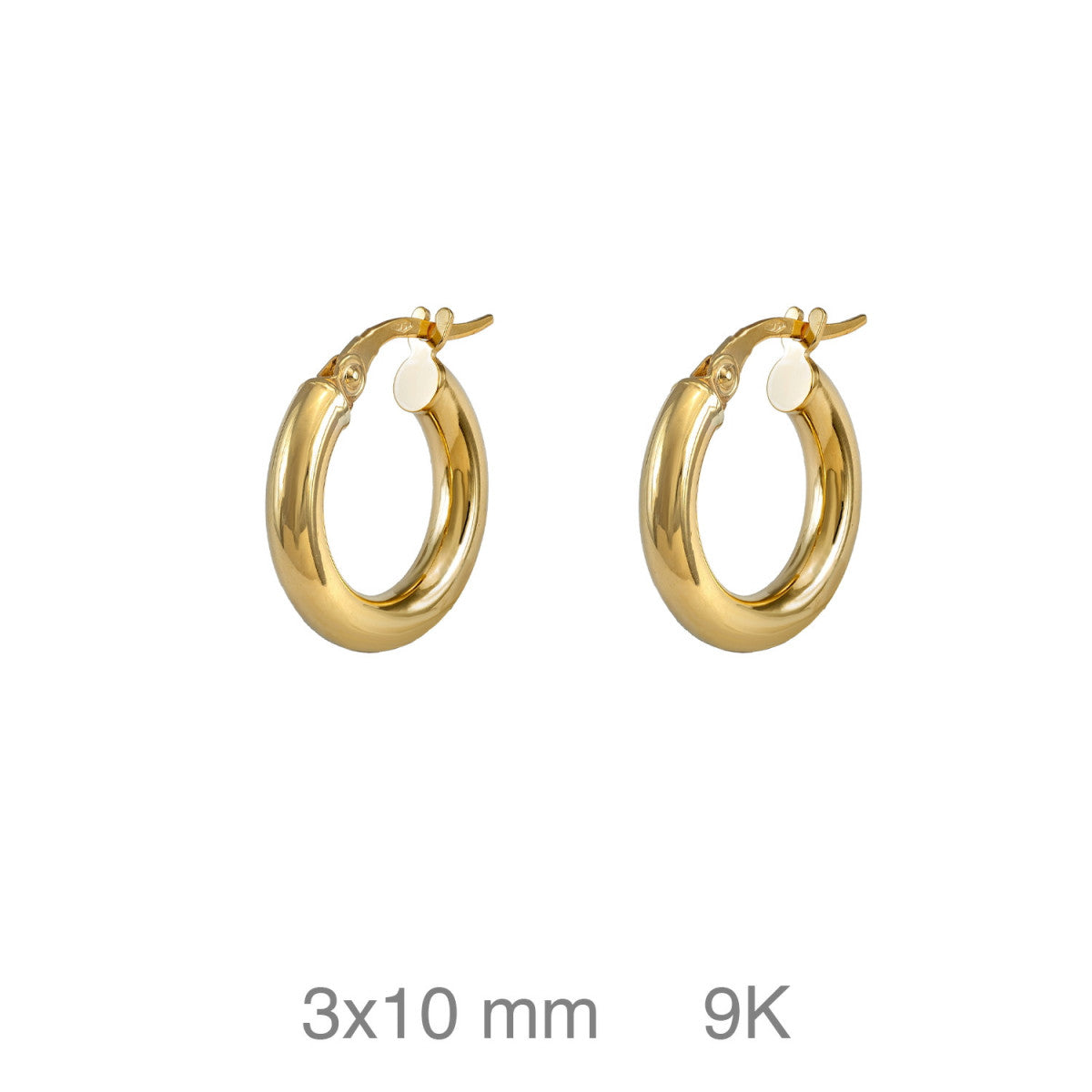 CRIOLLA O/A 9 KILATES M/C 4X20MM