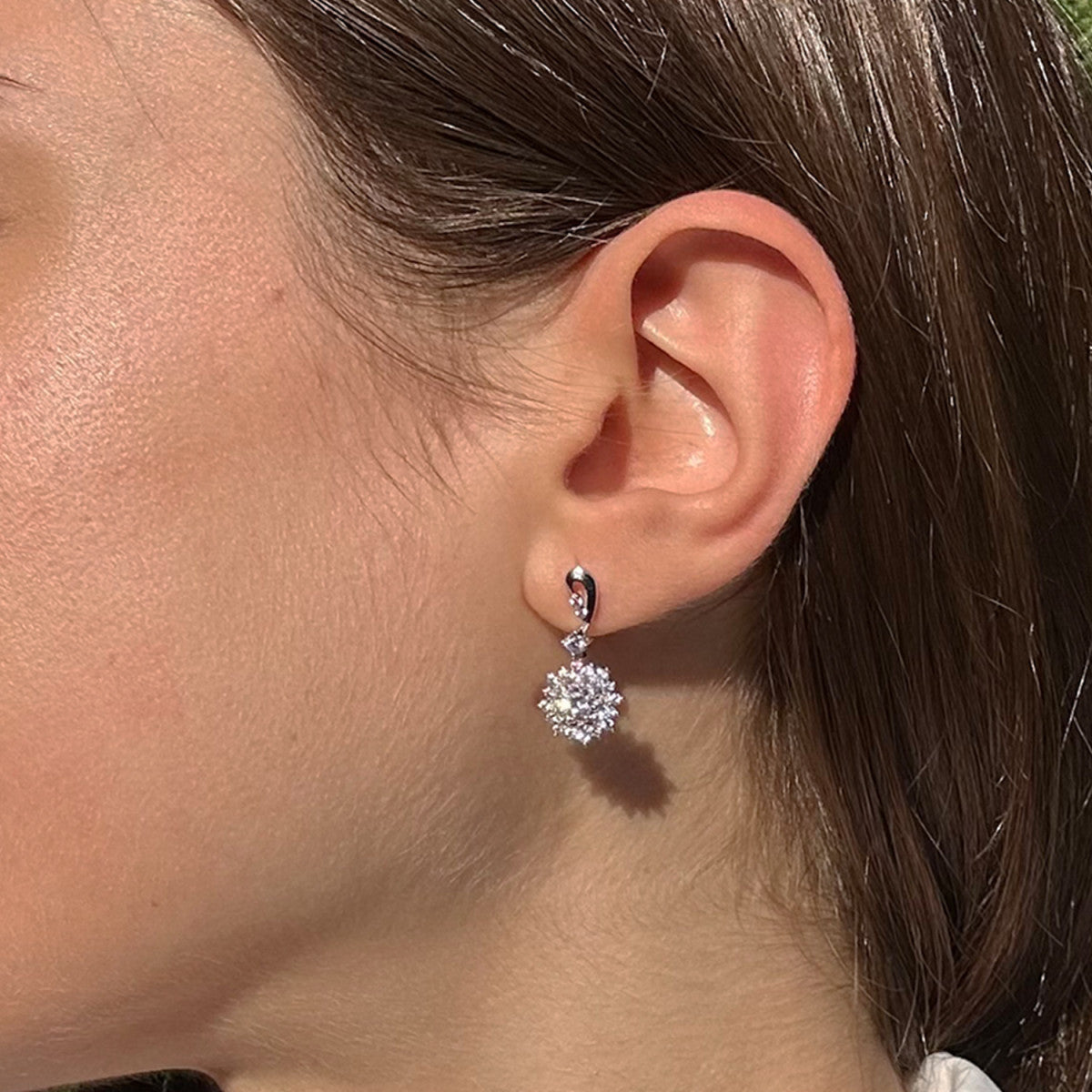 PENDIENTES ROSETON