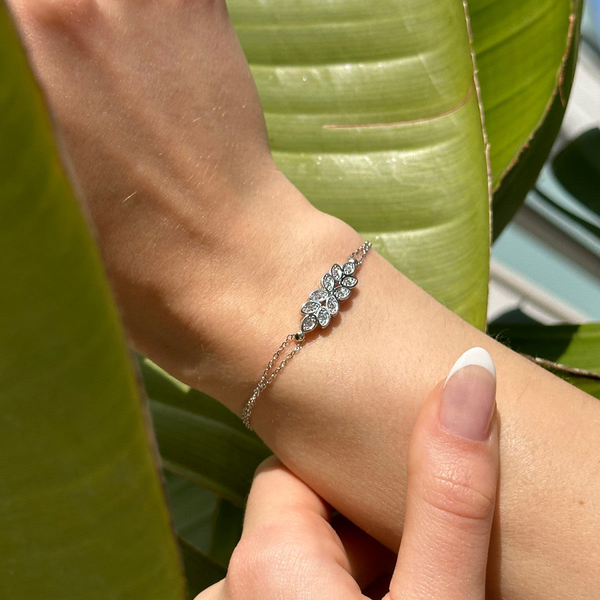 PULSERA CIRCONITA BLANCA