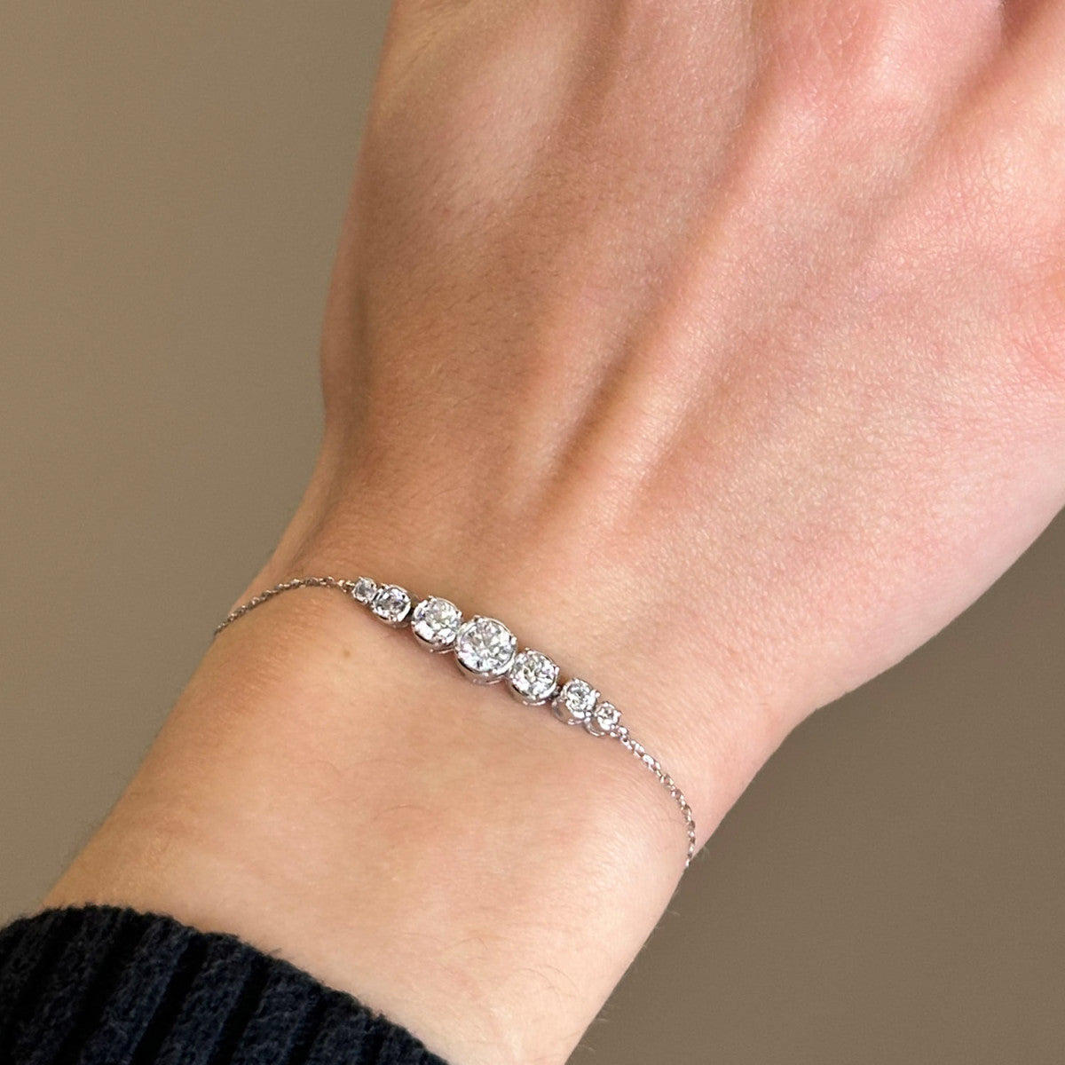 PULSERA CIRCONITA BLANCA