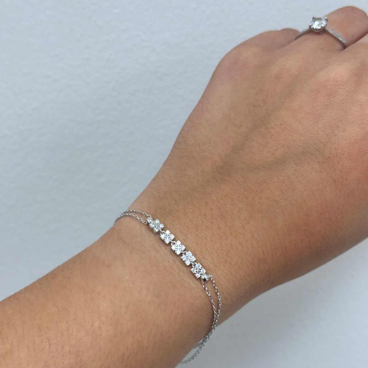PULSERA CIRCONITA BLANCA