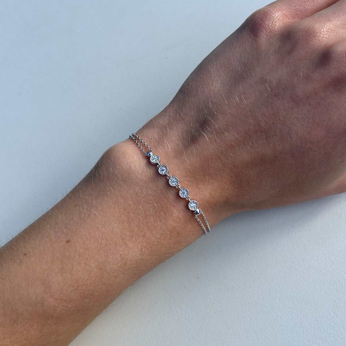 PULSERA CIRCONITAS CIRCULOS