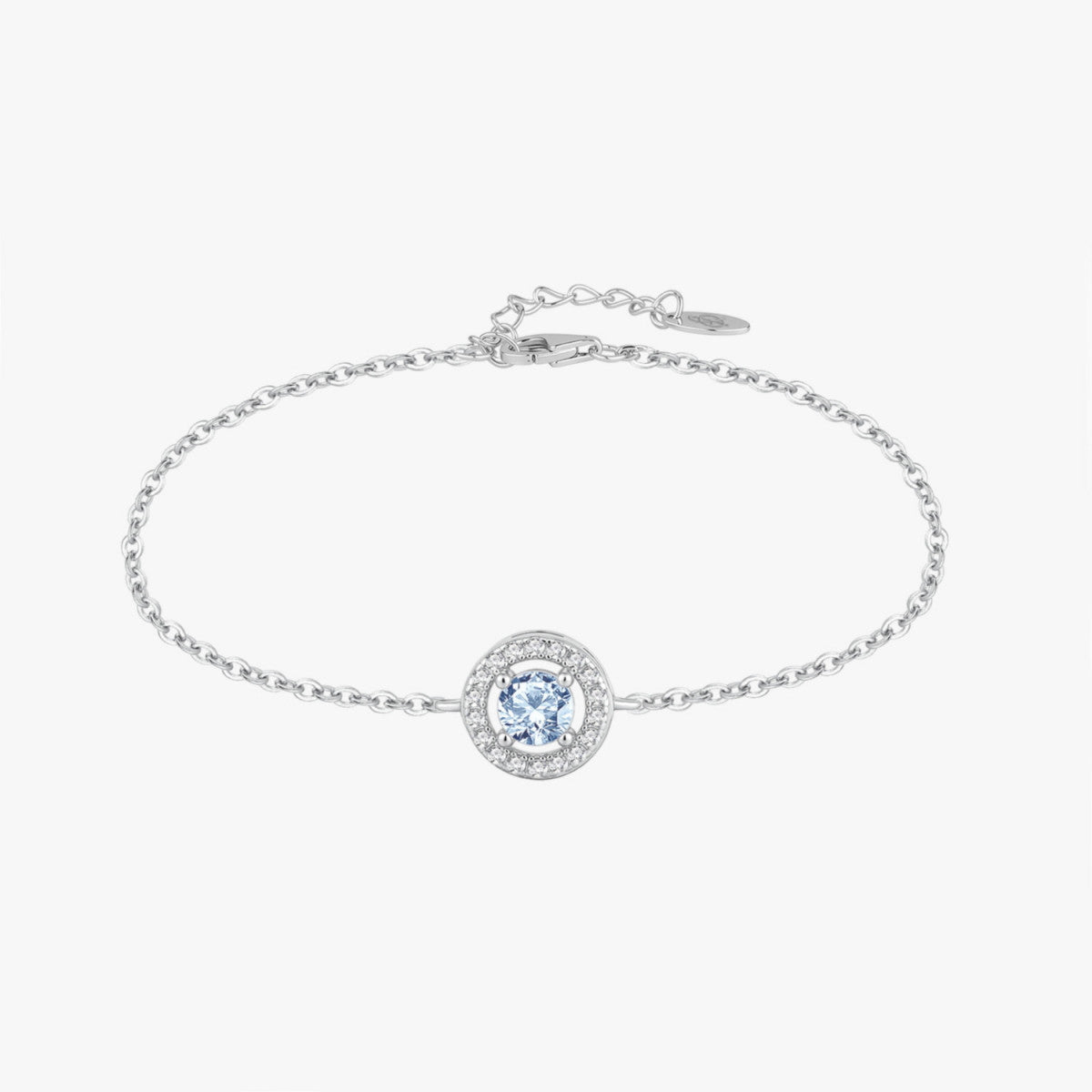 PULSERA CIRCULO CLASSIC AGUAMARINA