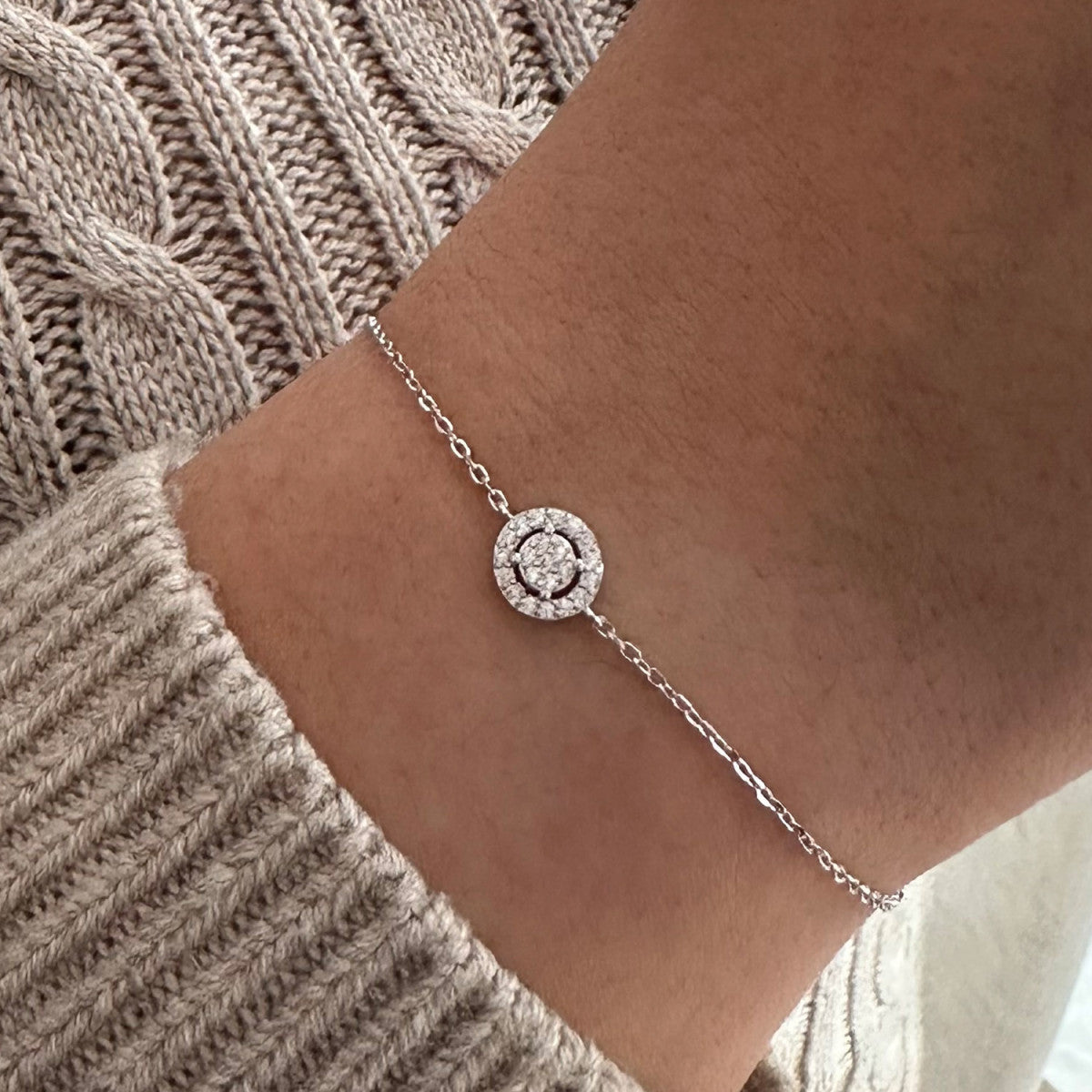 PULSERA CIRCULO MULTICIRCONITA