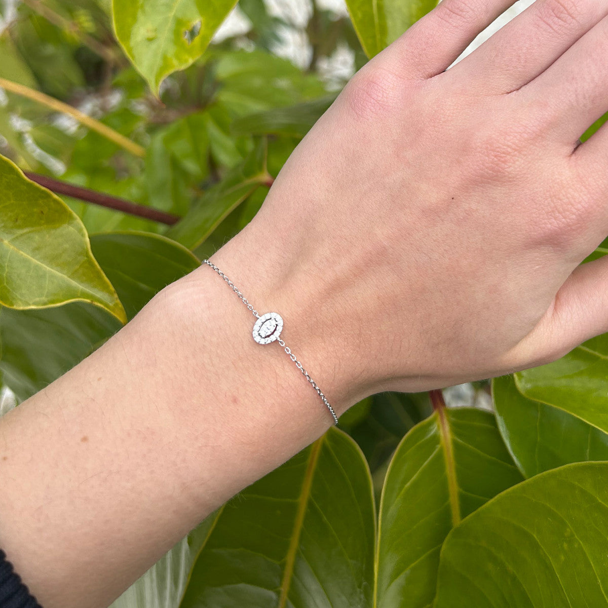PULSERA OVALO MULTICIRCONITA